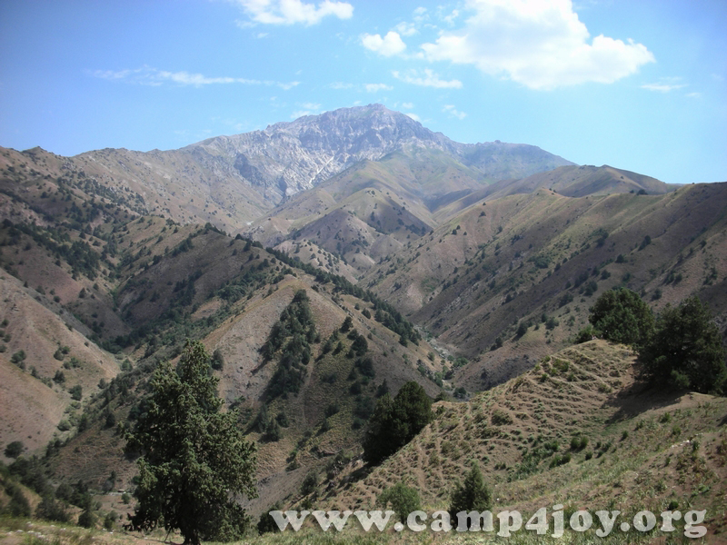 Chimgan from Chet-Kumbel Chimgan Mountains